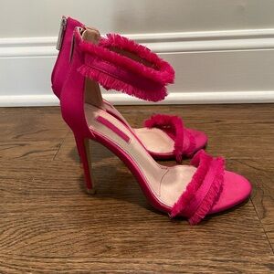 Topshop hot pink heels